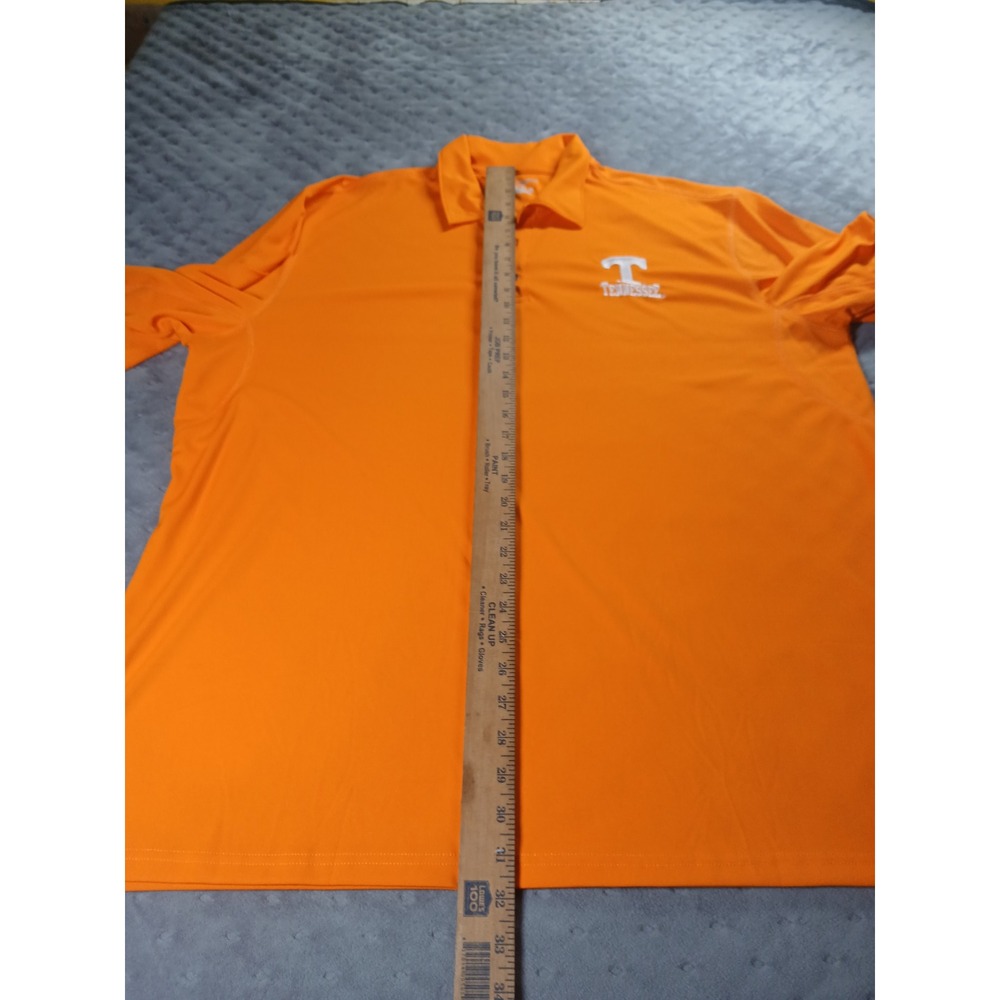 Champion Tennessee Volunteers Polo Shirt Mens 2XL Orange Power T Performance - Picture 5 of 7